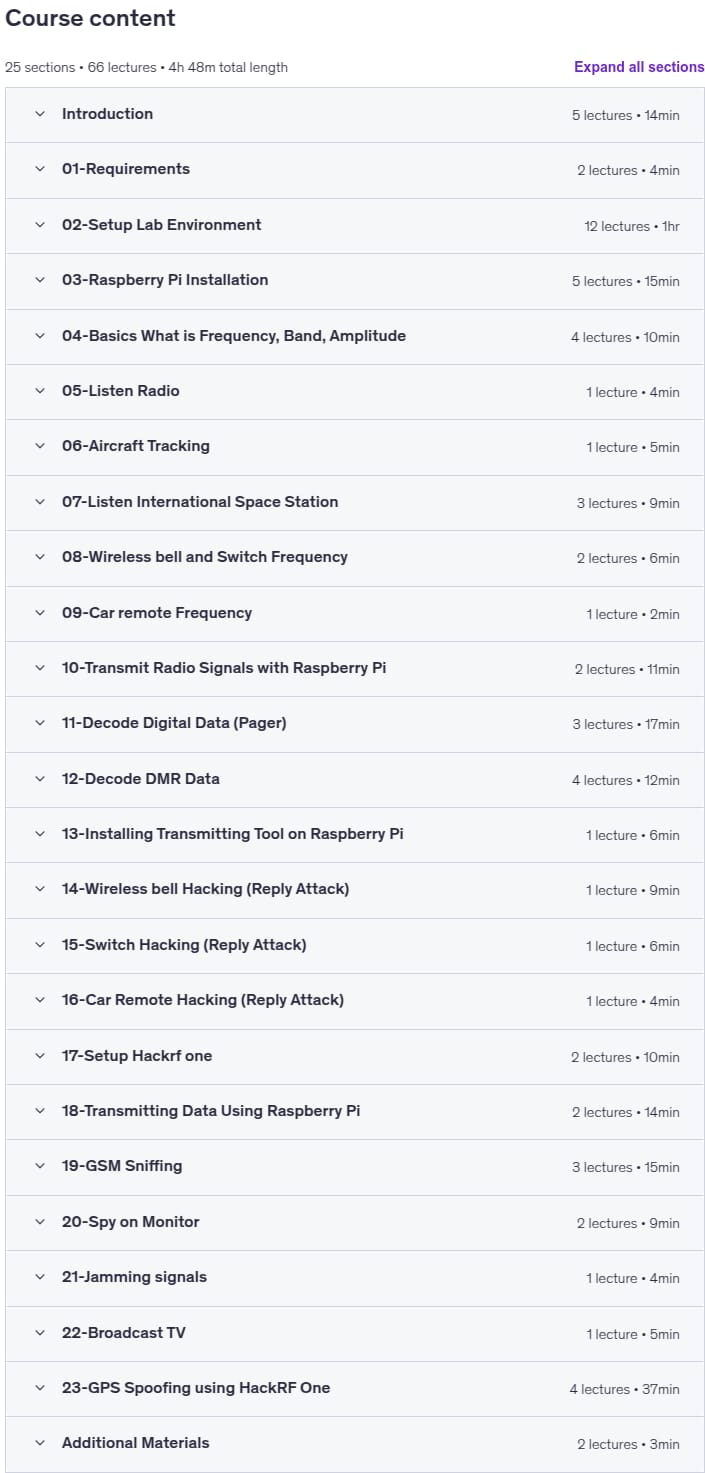 SDR for Ethical Hackers and Security Researchers