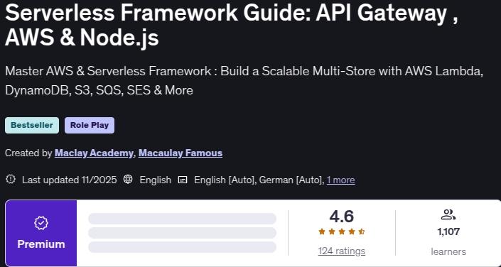 Serverless Framework Guide_ API Gateway , AWS & Node.js