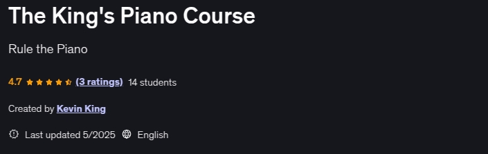 The King's Piano Course