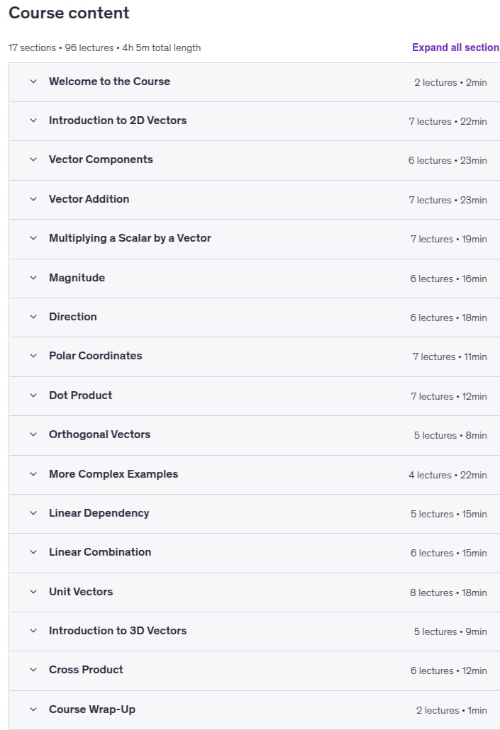 Vectors for Math and Calculus_ A Complete & Practical Course