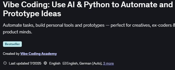 Vibe Coding Use AI & Python to Automate and Prototype Ideas