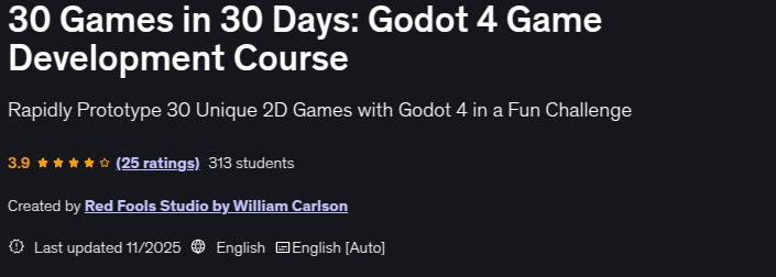 30 Games in 30 Days_ Godot 4 Game Development Course