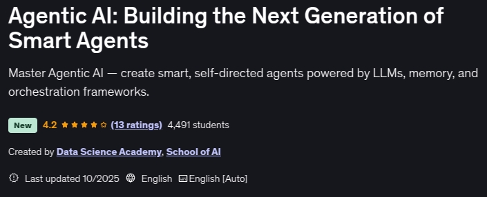 Agentic AI_ Building the Next Generation of Smart Agents