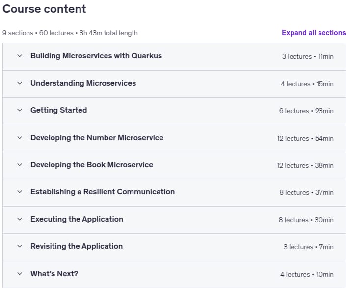 Building Microservices with Quarkus