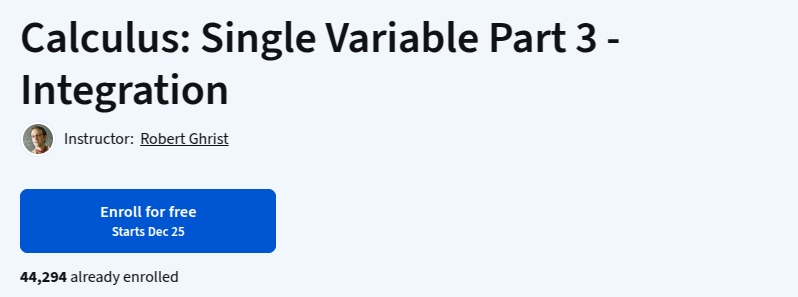 Calculus_ Single Variable Part 3 - Integration
