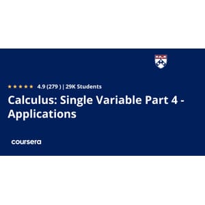 Calculus_ Single Variable Part 4 - Applications