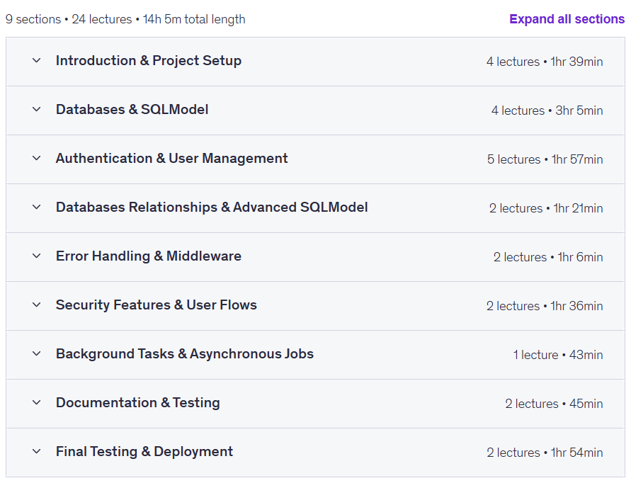 FastAPI Complete Course: JWT SQLModel Celery & Deployment
