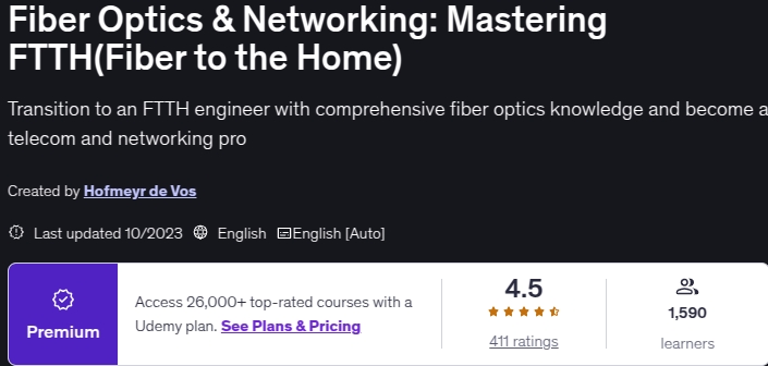 Fiber Optics & Networking_ Mastering FTTH(Fiber to the Home)