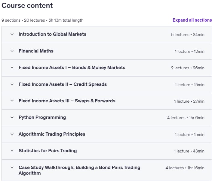 Fixed Income Algorithmic Trading
