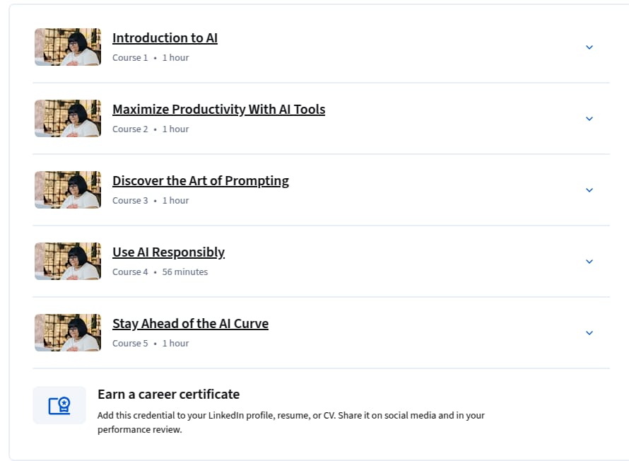 Google AI Essentials Specialization