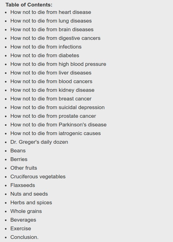 How Not to Die_ Discover the Foods Scientifically Proven to Prevent and Reverse Disease, Revised Edition