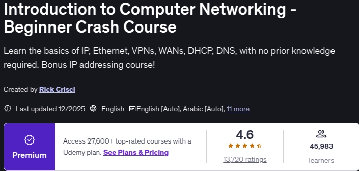 Introduction to Computer Networking - Beginner Crash Course
