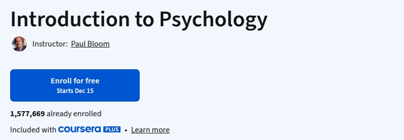 Introduction to Psychology 