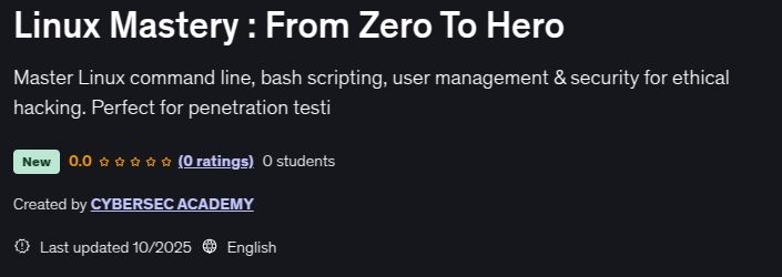 Linux Mastery _ From Zero To Hero