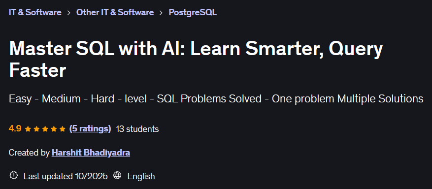 Master SQL with AI: Learn Smarter Query Faster