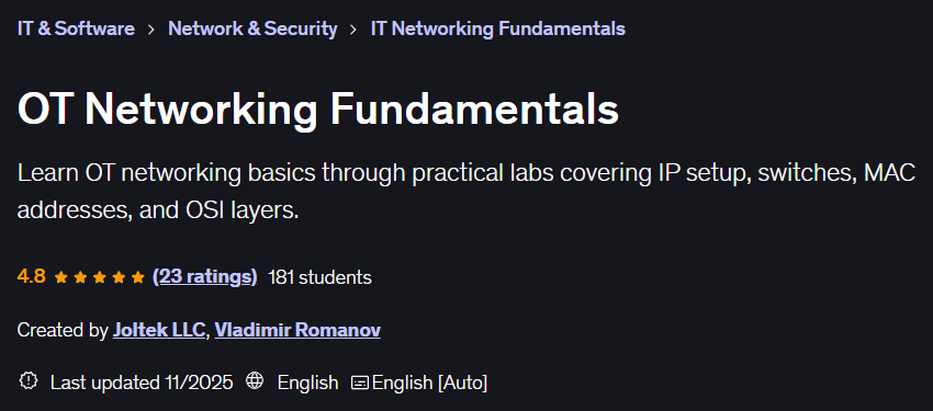 OT Networking Fundamentals