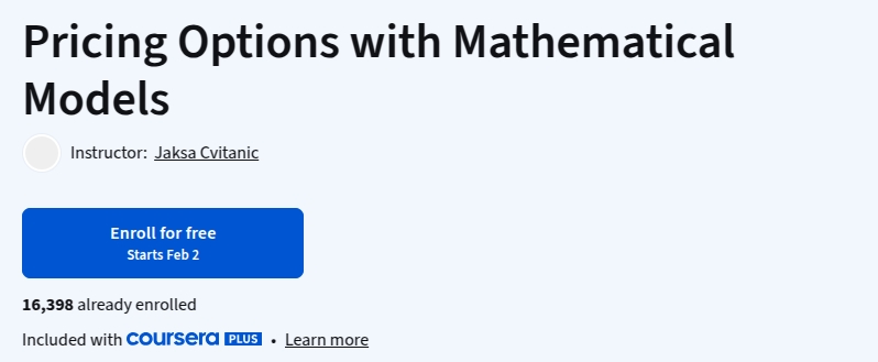 Pricing Options with Mathematical Models
