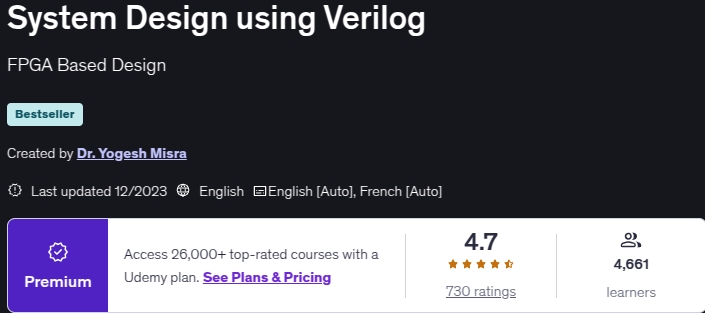 System Design using Verilog
