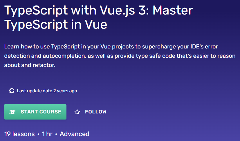 TypeScript with Vue.js 3: Master TypeScript in Vue