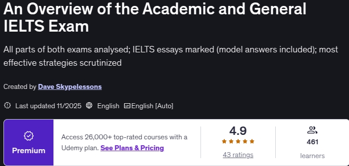 An Overview of the Academic and General IELTS Exam