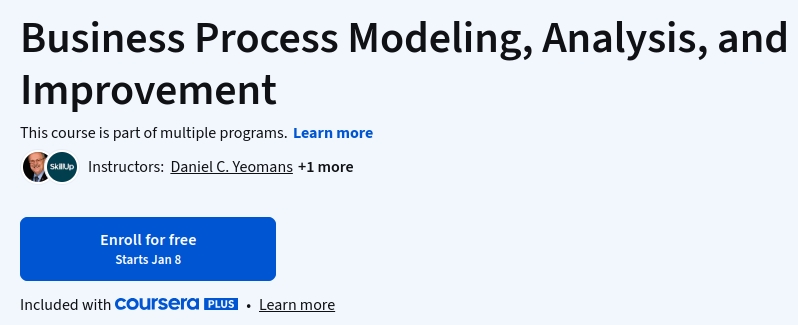 Business Process Modeling, Analysis, and Improvement