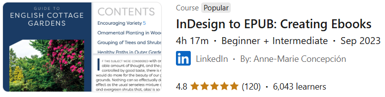 InDesign to EPUB: Creating Ebooks