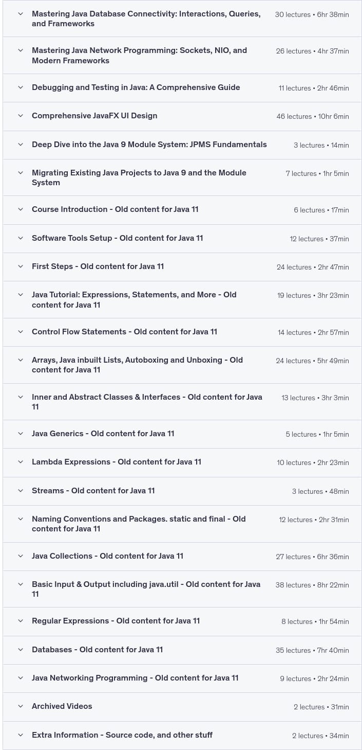 Java Masterclass 2025_ 130+ Hours of Expert Lessons