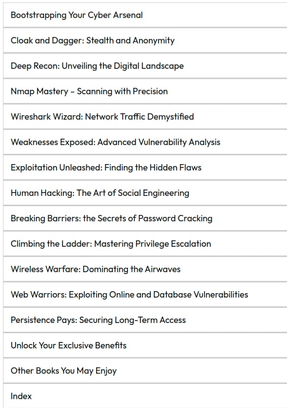 Kali Linux Cookbook
