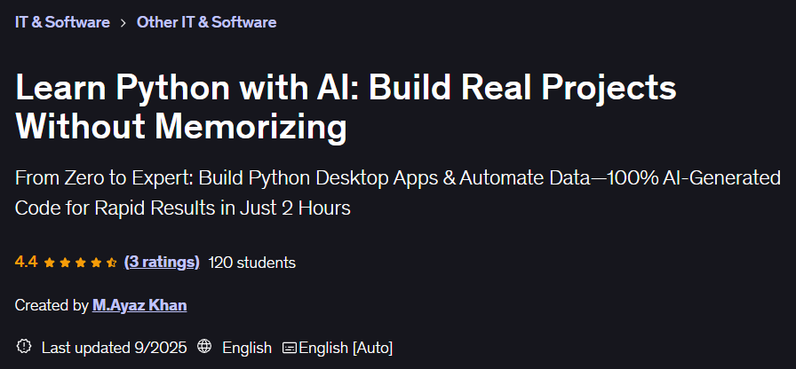 Learn Python with AI: Build Real Projects Without Memorizing