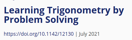 Learning Trigonometry by Problem Solving