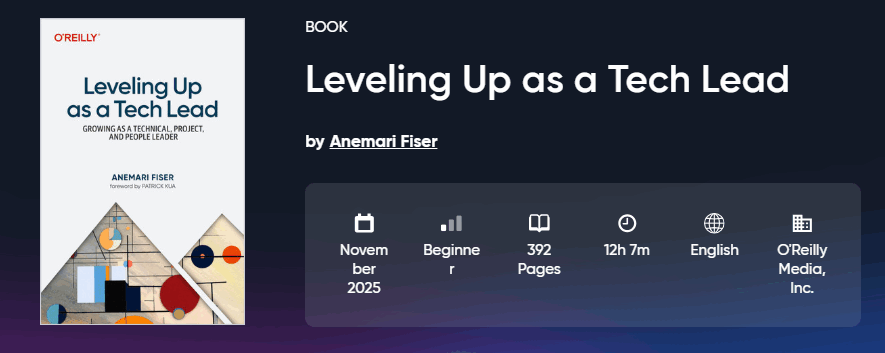 Leveling Up as a Tech Lead