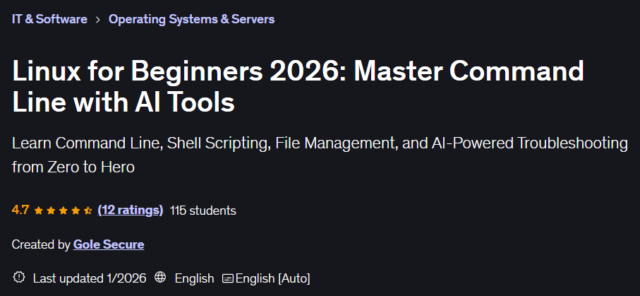 Linux for Beginners 2026: Master Command Line with AI Tools