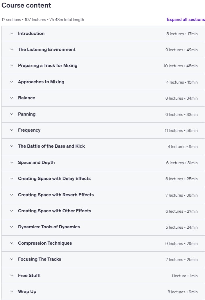 The Complete Mixing Masterclass