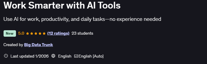 Work Smarter with AI Tools