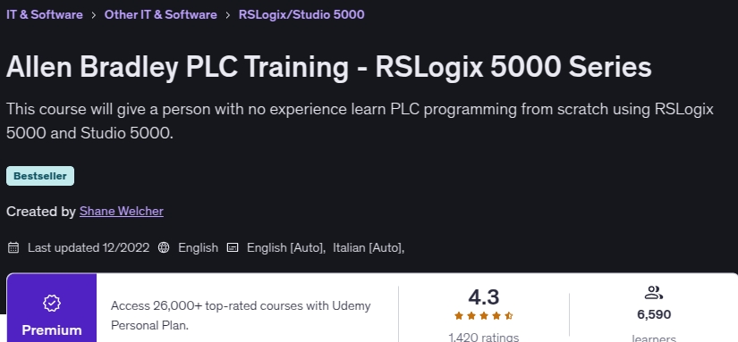 Allen Bradley PLC Training - RSLogix 5000 Series