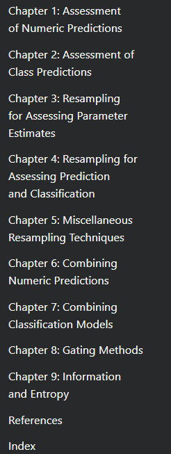 Assessing and Improving Prediction and Classification