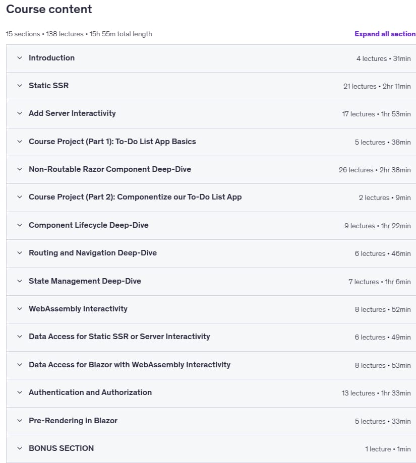 Blazor Deep Dive in .NET 10 - From Beginner to Advanced