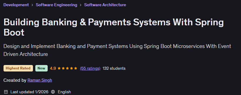 Building Banking & Payments Systems With Spring Boot