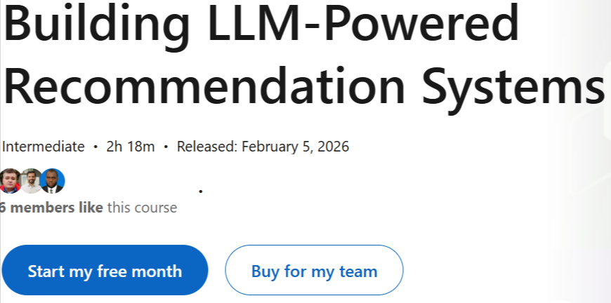 Building LLM-Powered Recommendation Systems