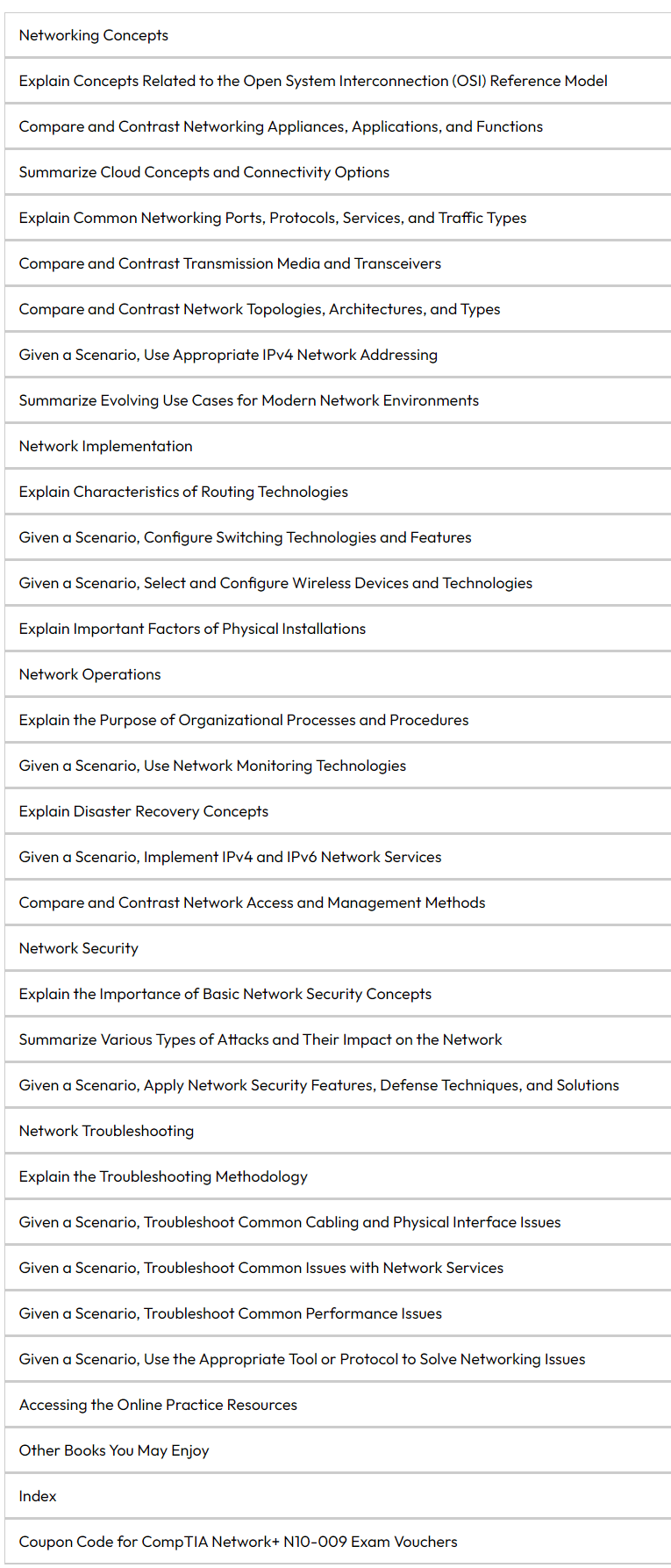 CompTIA Network+ N10-009 Certification Guide