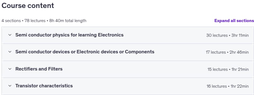 Crash course on Analog Electronic Circuit Design