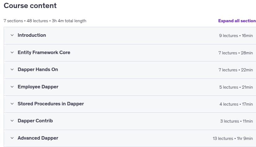 Dapper - Getting Started
