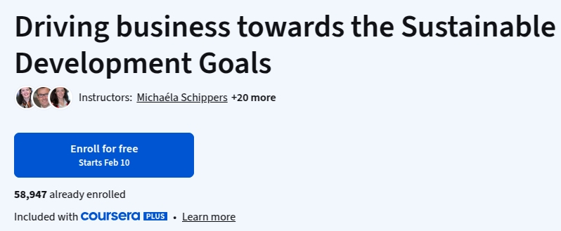 Driving business towards the Sustainable Development Goals