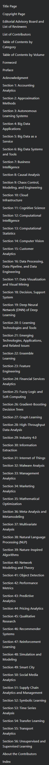 Encyclopedia of Data Science and Machine Learning