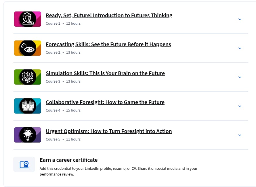 Futures Thinking Specialization