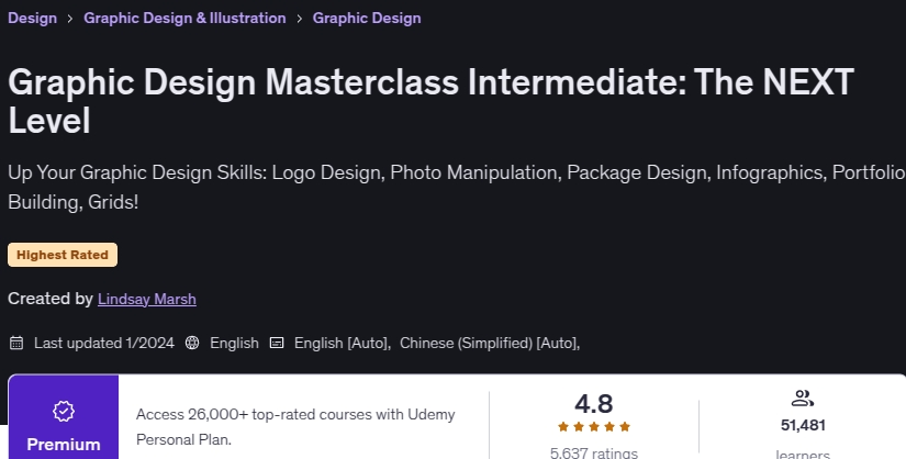 Graphic Design Masterclass Intermediate_ The NEXT Level