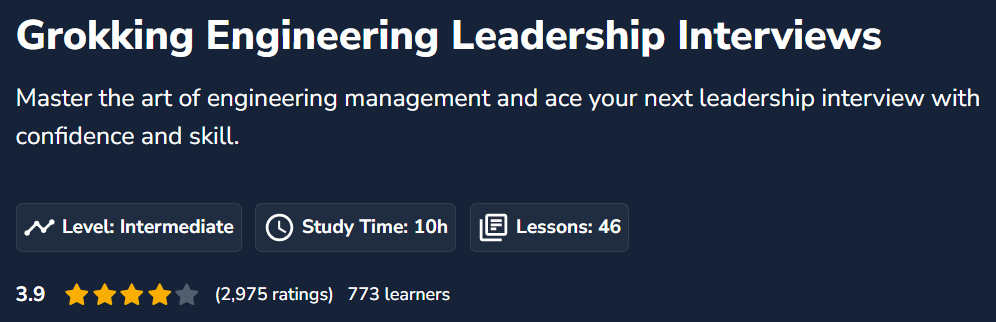 Grokking Engineering Leadership Interviews