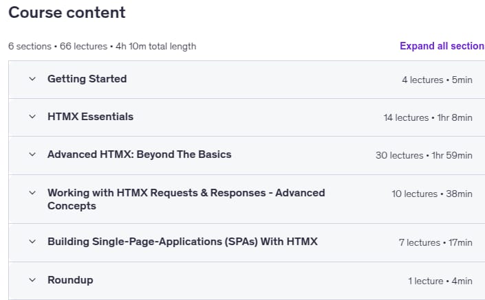 HTMX - The Practical Guide