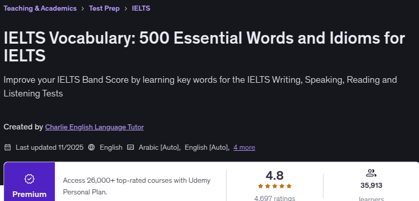 IELTS Vocabulary_ 500 Essential Words and Idioms for IELTS