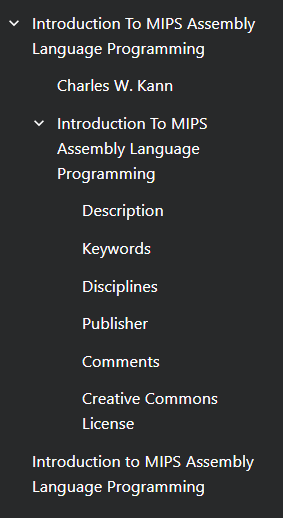 Introduction To MIPS Assembly Language Programming